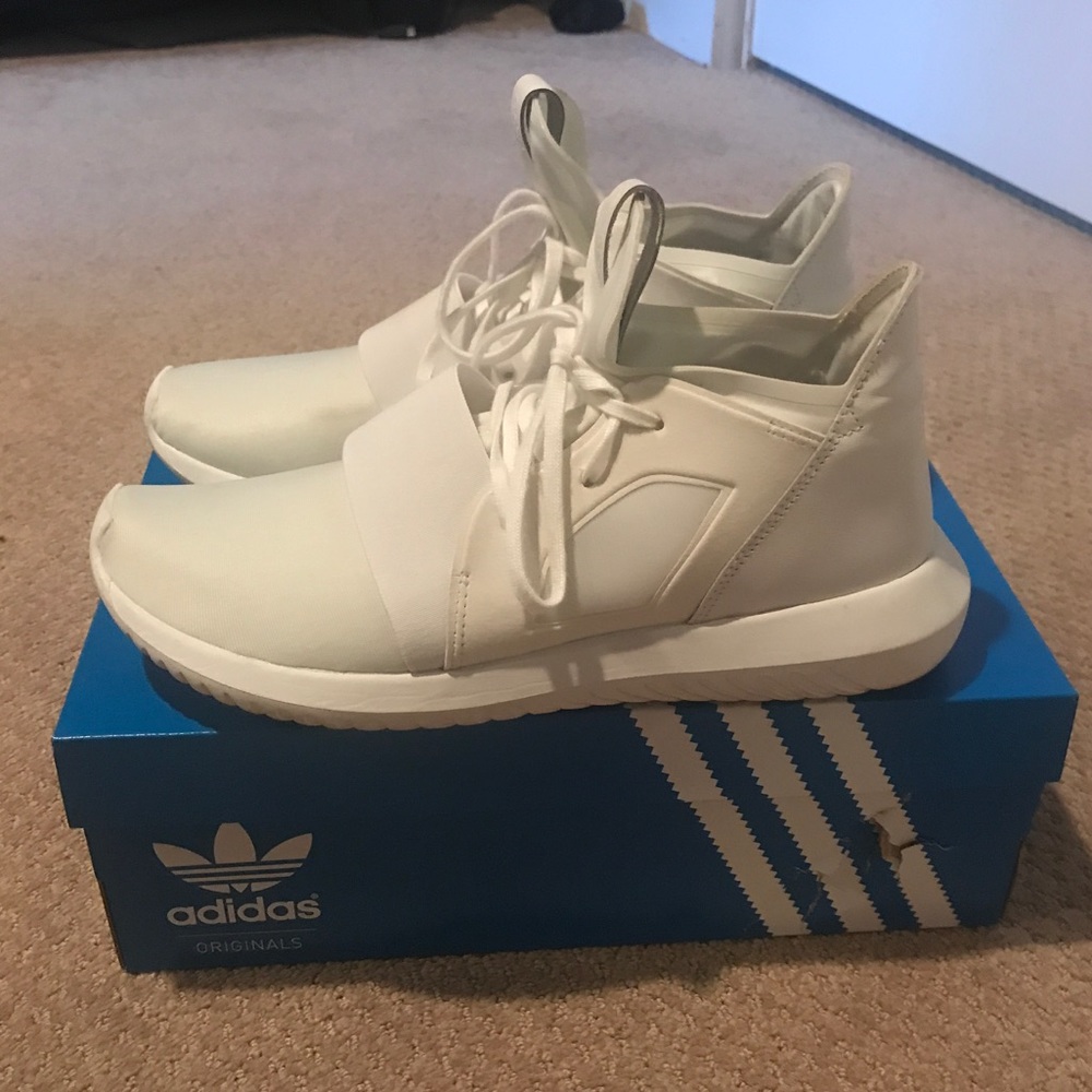 Adidas tubular defiant white